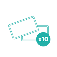 Kit taies d'oreiller rectangulaires (x10)